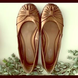 Bronze Seychelles for Anthropologie flats